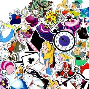 20 Alice in wonderland stickers